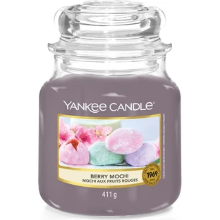 Yankee Candle Berry Mochi - Vela perfumada mediana en tarro