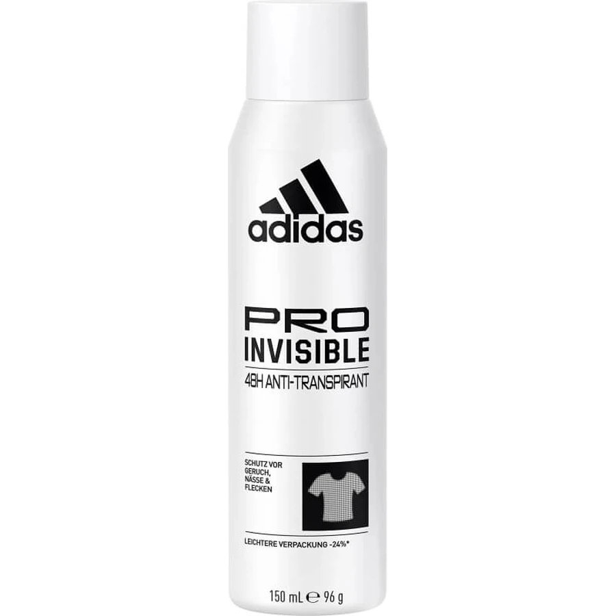 Adidas Pro Invisible - Antiperspirant Deodorant Spray, 150 ml