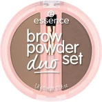 Coffret duo de poudres à sourcils Essence - Poudre n° 01 Light