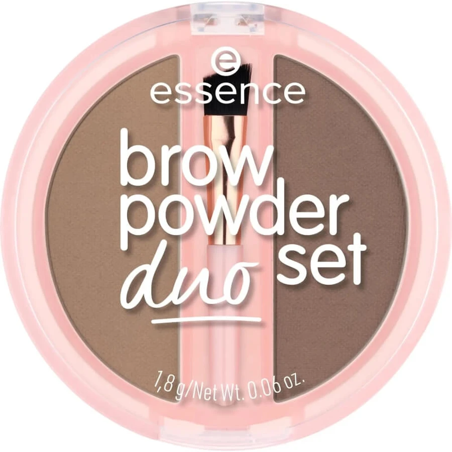 Coffret duo de poudres à sourcils Essence - Poudre n° 01 Light