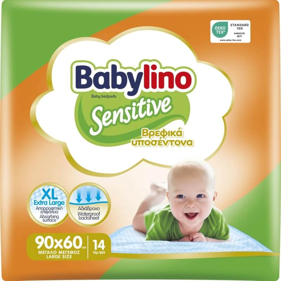 Babylino Sensitive - 14 absorberende matten, 90 x 60 cm