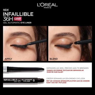 L'Oréal Paris Infaillible 36h Grip Liner - Automatic Gel Eyeliner No. 05 Blue Jersey