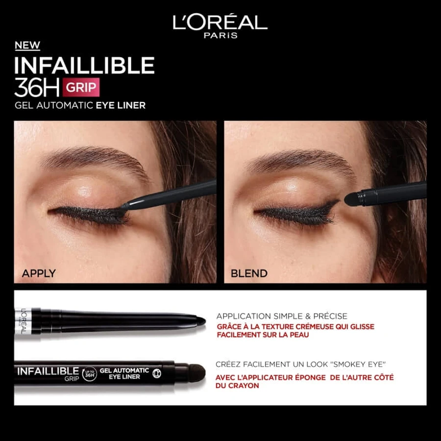 L'Oréal Paris Infaillible 36h Grip Liner - Automatic Gel Eyeliner No. 05 Blue Jersey