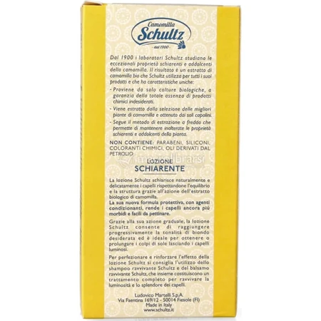Lotion éclaircissante Schultz - Soin capillaire à la camomille 200 ml