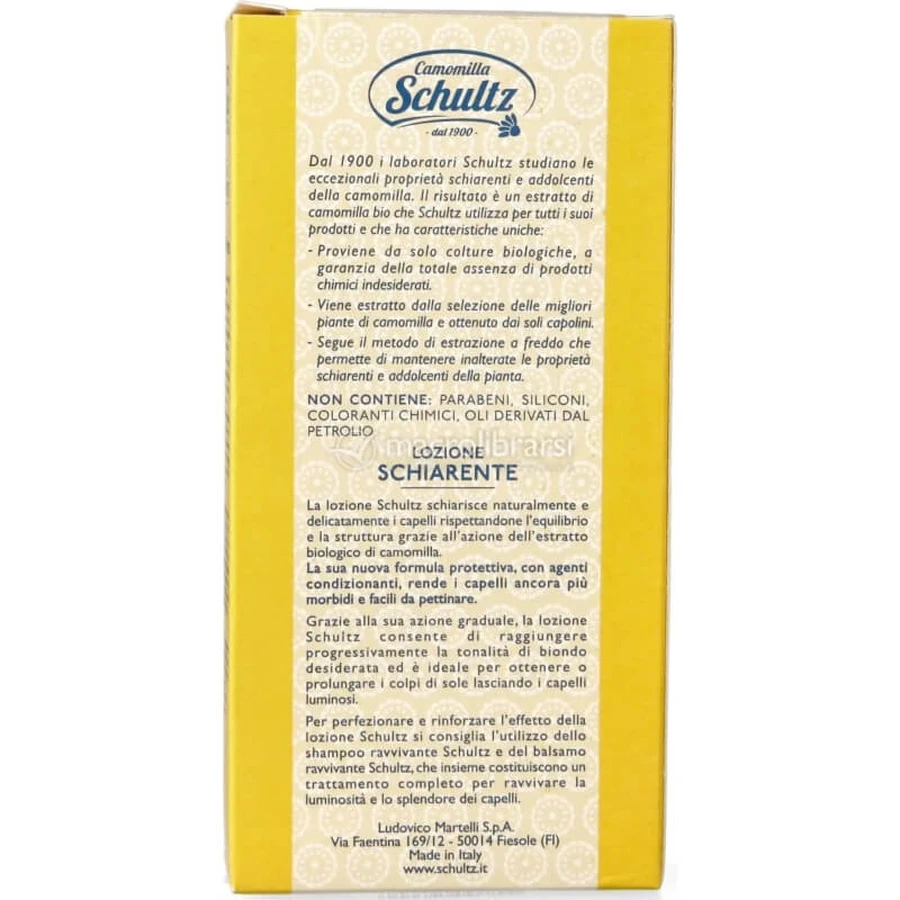 Lotion éclaircissante Schultz - Soin capillaire à la camomille 200 ml