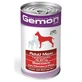 Gemon Adult Maxi Bocconi cu carne de vită și orez – hrană umedă pentru câini 1x1250 g