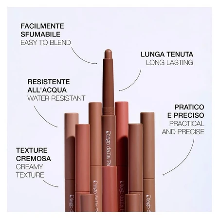 Diego dalla Palma Slim Stick Multi-Purpose Full-Face Stick for Face, Eyes, and Lips No. 85 Pecan