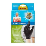 Mastro Lindo, der Handwerker – 10 Einweghandschuhe aus Naturlatex, Größe S–M