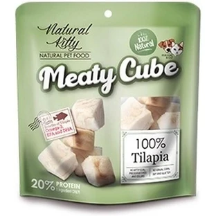 Natural Kitty Meaty Cube - Tilapia-blokjes als kattenlekkernij, 50 g