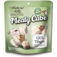 Natural Kitty Meaty Cube - Cubitos de tilapia para gatos, 50 g