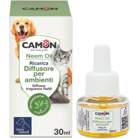 Camon Protection - Navulling voor diffuser met natuurlijk insectenafweermiddel, veilig voor gezinnen en huisdieren, 30 ml