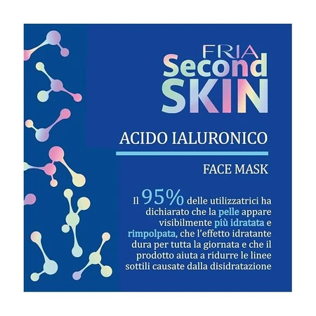 Fria Second Skin Mask - Anti-aging, hydraterende gezichtsbehandeling met hyaluronzuur