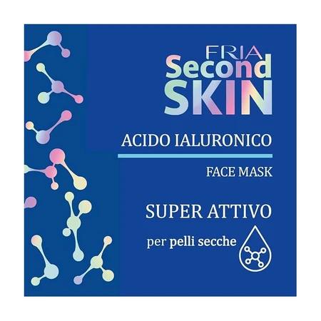 Fria Second Skin Mask - Anti-aging, hydraterende gezichtsbehandeling met hyaluronzuur
