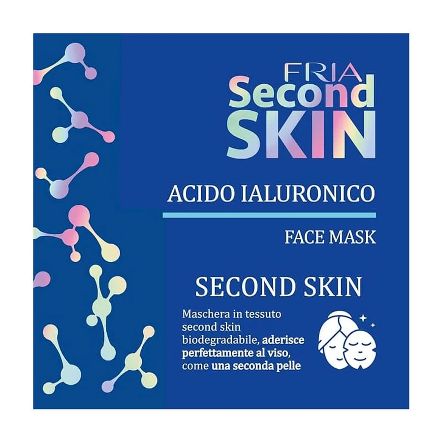 Fria Second Skin Mask - Anti-aging, hydraterende gezichtsbehandeling met hyaluronzuur