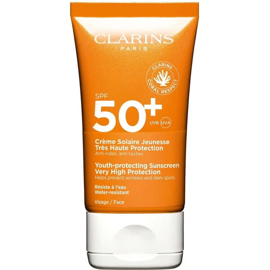 Clarins Gesichtssonnencreme LSF 50+ Jeunesse Très Haute Protection (sehr hoher Schutz) 50 ml
