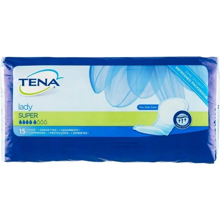 Tena Lady - 15 protections ultra-absorbantes pour l'incontinence urinaire