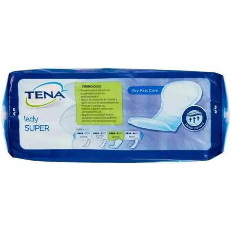 Tena Lady - 15 protections ultra-absorbantes pour l'incontinence urinaire