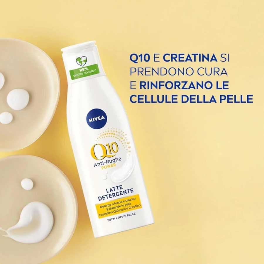 Nivea Q10 Power - Cleansing Milk + Anti-Wrinkle 200 ml