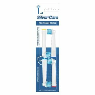 Silver Care Precision Angle – 4 compatibele vervangende opzetborstels voor elektrische tandenborstels