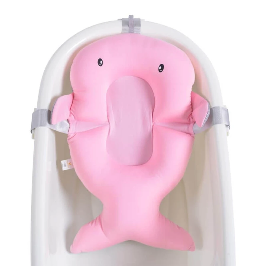 Cangaroo Bailey - Siège de bain ergonomique pour nouveau-nés, rose