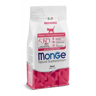 Monge Monoprotein Kitten Beef – Trockenfutter für Katzen, 400 g