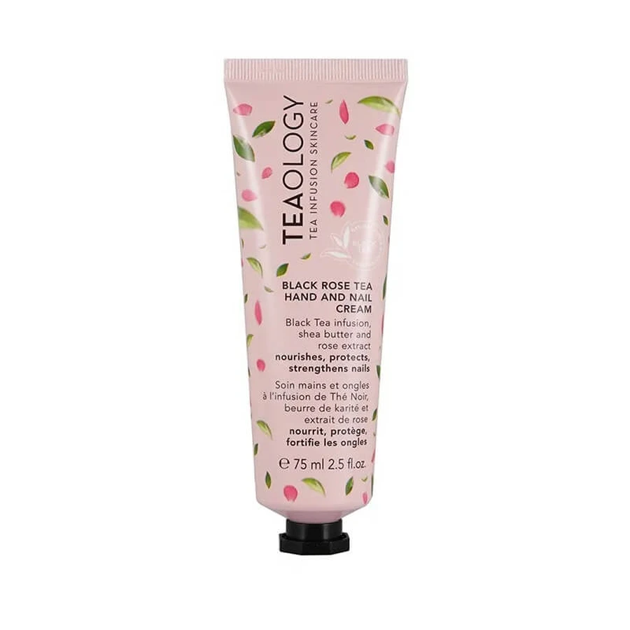 Teaology Tea Infusion Skincare - Hand- en nagelcrème met zwarte rozen-thee 75 ml