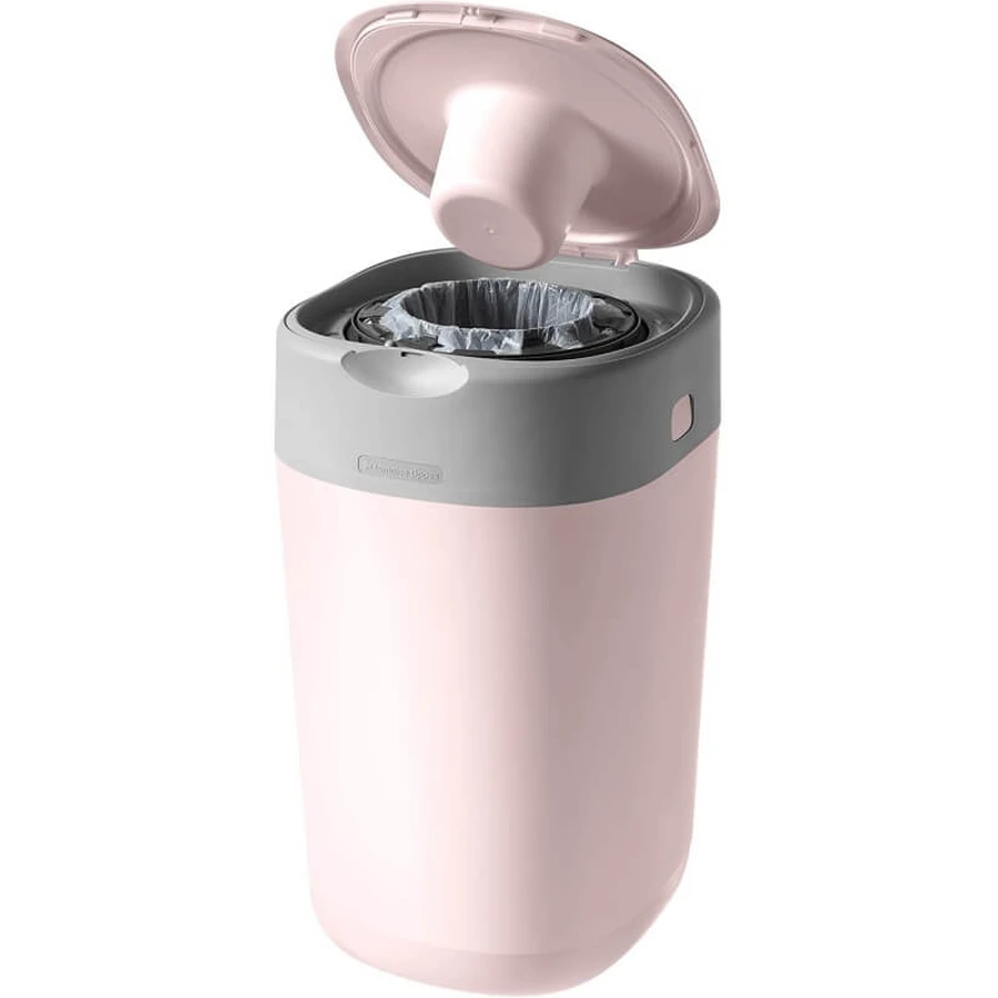 Sangenic Twist & Click - Diaper Pail + Refill (Pink)