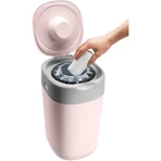 Sangenic Twist & Click - Diaper Pail + Refill (Pink)