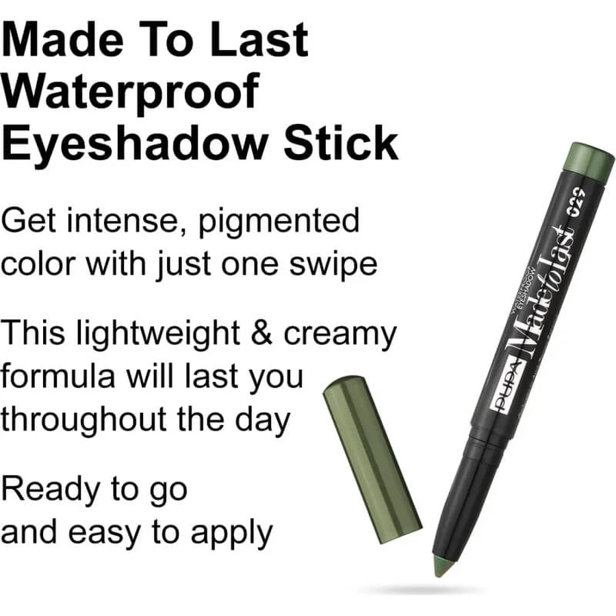 Pupa Made to Last Waterproof - Sombra de ojos n.º 029 Seaweed