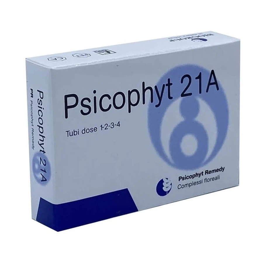 Psicophyt Remedy 21a - Supplement tegen psychofysieke stress, 4 buisjes, 1,2 g