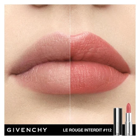 Givenchy Le Rouge Interdit Intense Silk – Leuchtender Lippenstift Nr. 112 Nude Mousseline