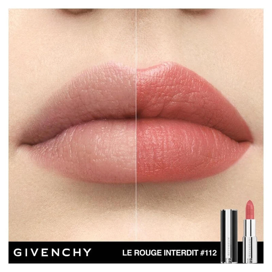 Givenchy Le Rouge Interdit Intense Silk – Leuchtender Lippenstift Nr. 112 Nude Mousseline