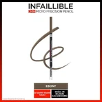 L'Oréal Paris Infaillible Brows 24h Micro Precision Pencil - Eyebrow Pencil No. 1.0 Ebony