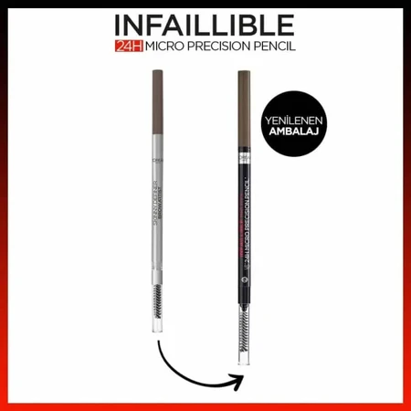 L'Oréal Paris Infaillible Brows 24h Micro Precision Pencil - Eyebrow Pencil No. 1.0 Ebony