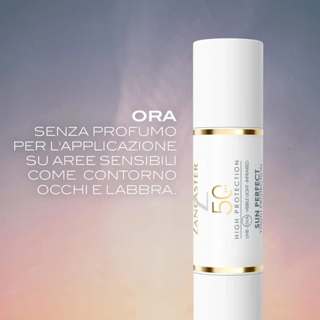 Lancaster Zonnebrandcrème voor het gezicht SPF 50 Stick - Anti-aging, tegen donkere vlekken, Sun Perfect Youth Protection, hoge beschermingsfactor, 12 g