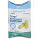2 soft, moldable noise-canceling earplugs