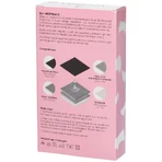 Vidermina herbruikbare menstruatieslipjes, hoge taille, maat XL, zwart