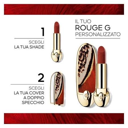 Guerlain Rouge G - Rouge à lèvres mat velouté n° 530 Le Rose Rouge