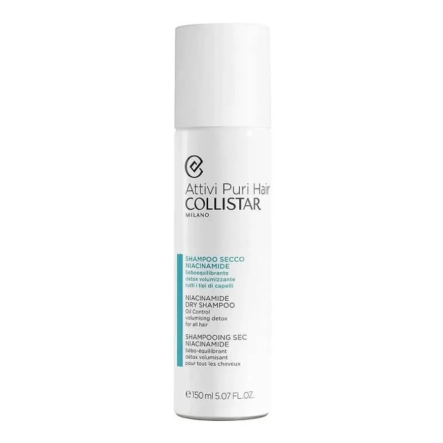 Collistar Pure Actives Hair – Niacinamid-haltiges, talgausgleichendes Trockenshampoo 150 ml
