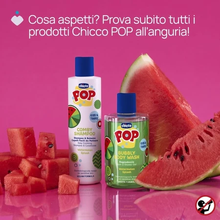 Chicco Pop Bubbly Watermelon Splash – Baby-Duschgel 300 ml