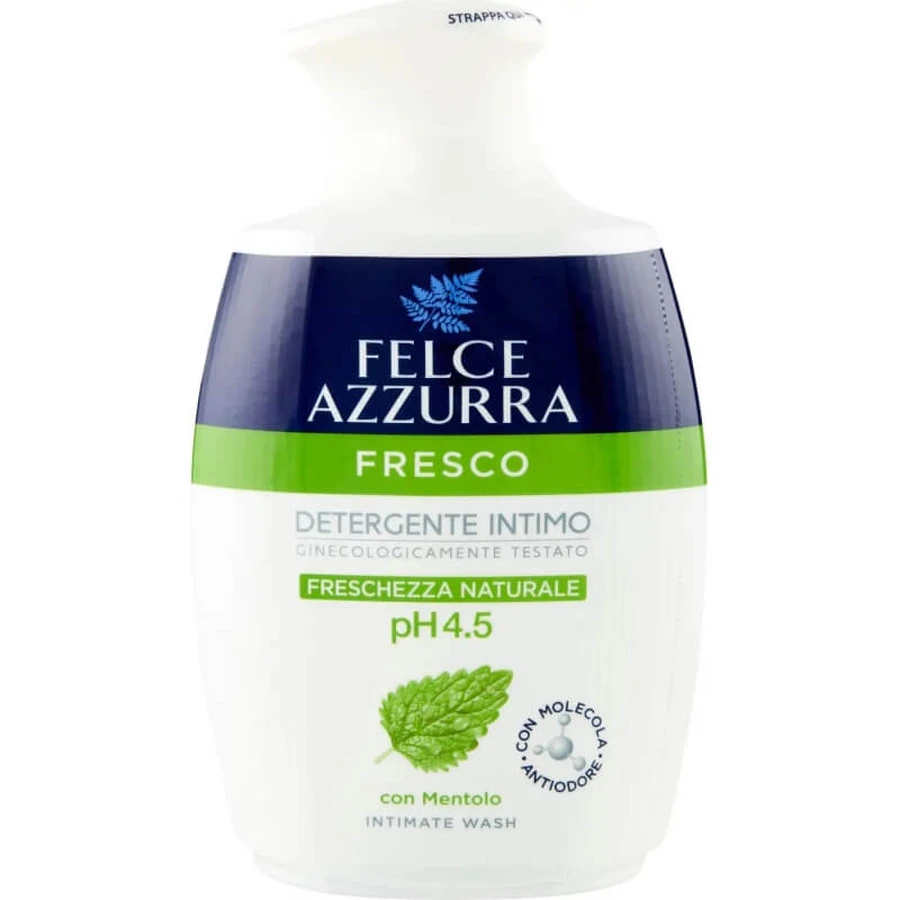 Blue Fern Fresco pH 4,5 - Gel nettoyant intime à la fraîcheur naturelle, 250 ml