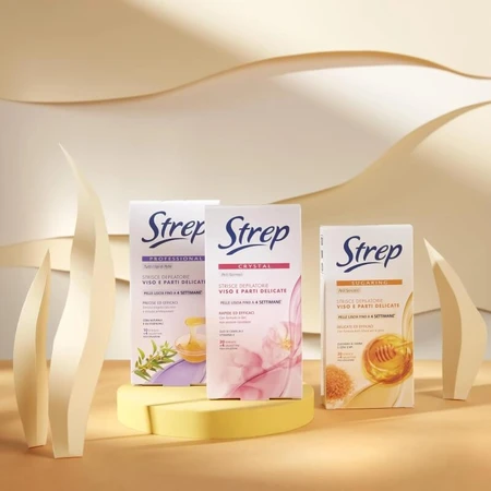 Strep Cristal – 20 Streifen zur Gesichtsenthaarung