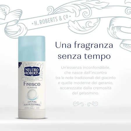 Neutro Roberts Fresco Classico - Deodorant Stick, 40 ml