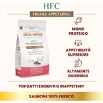 Almo Nature HFC « Our Best » – Saumon très appétissant – Aliment complet pour chats adultes, 1,2 kg