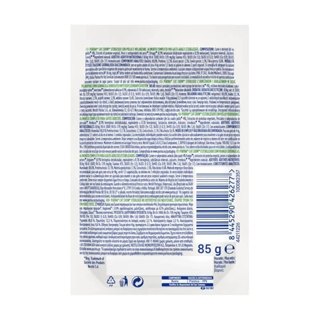 Purina Cat Chow « Sterilized » au poulet et à l'aubergine - Aliment complet pour chats adultes stérilisés, 85 g