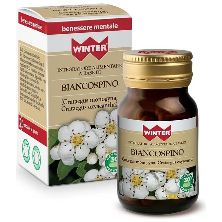 Winter Hawthorn 30 gélules végétariennes - Complément alimentaire antioxydant