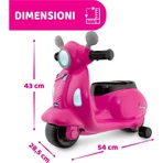 Chicco Pink Spring Vespa - Loopscooter voor kinderen van 1 tot 3 jaar