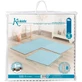 Alfombra de rompecabezas de espuma EVA azul claro de Kiokids para niños