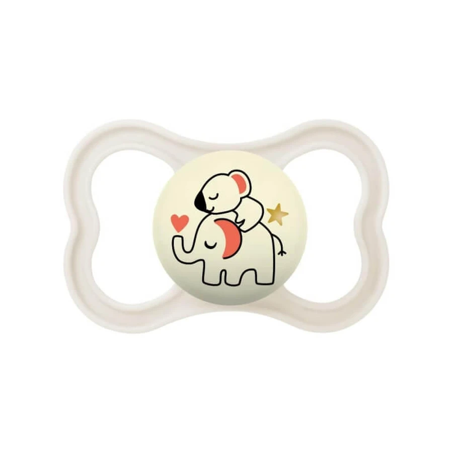 Mam Supreme Night - Glowing Silicone Pacifier, 6 months+, Neutral