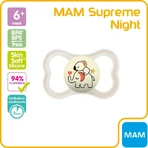 Mam Supreme Night - Glowing Silicone Pacifier, 6 months+, Neutral